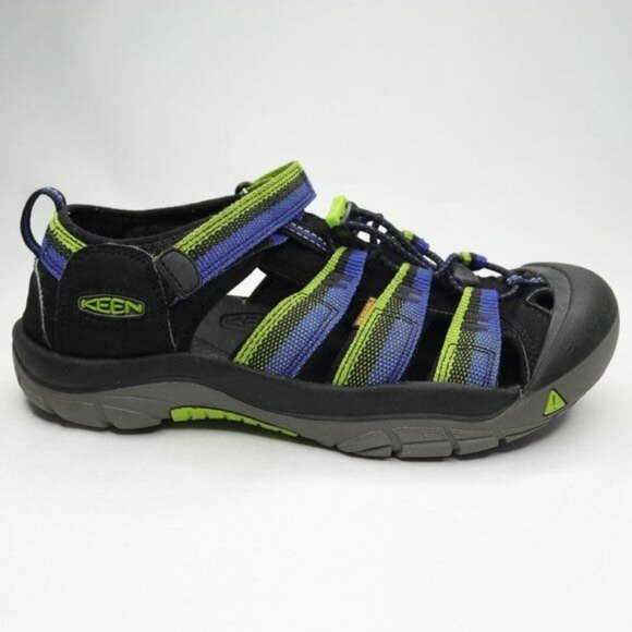 Keen Newport H2 Kids Size 5 Blue Green Slip On Waterproof Fisherman Sandals - Picture 4 of 9